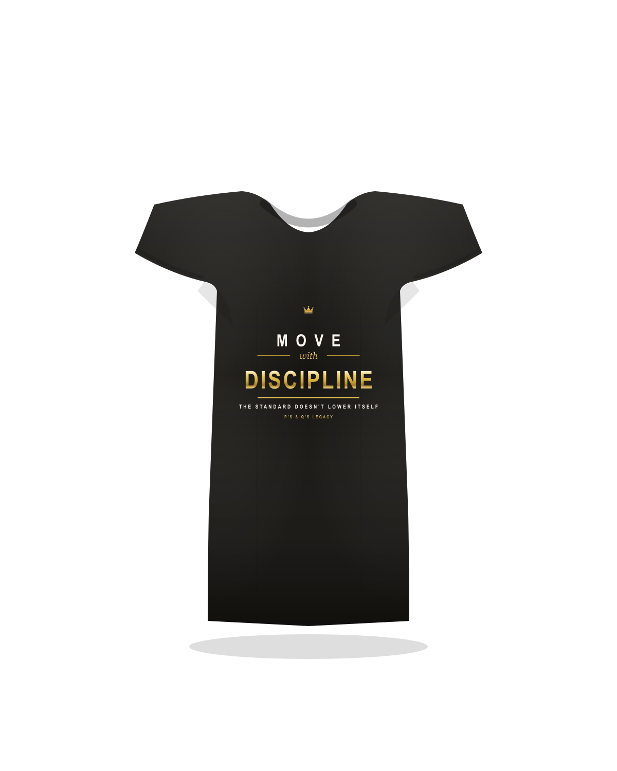 Move With Discipline Tee mockup