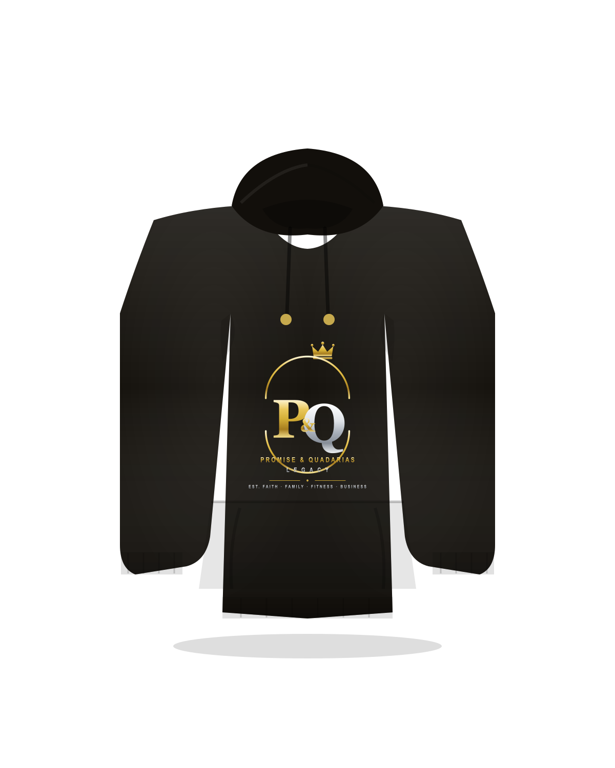 Crown Crest Heavyweight Hoodie mockup